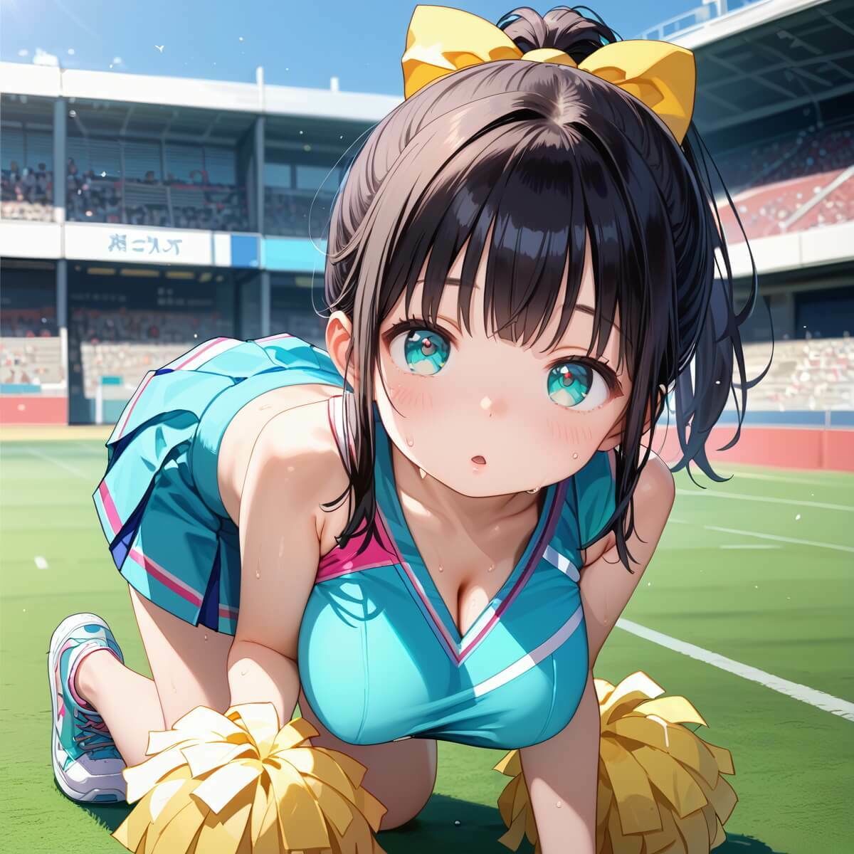 サンプル画像4:抜けないチアはチアじゃない！！12【美麗CG245枚収録】(エメラルドの館) [d_479152]