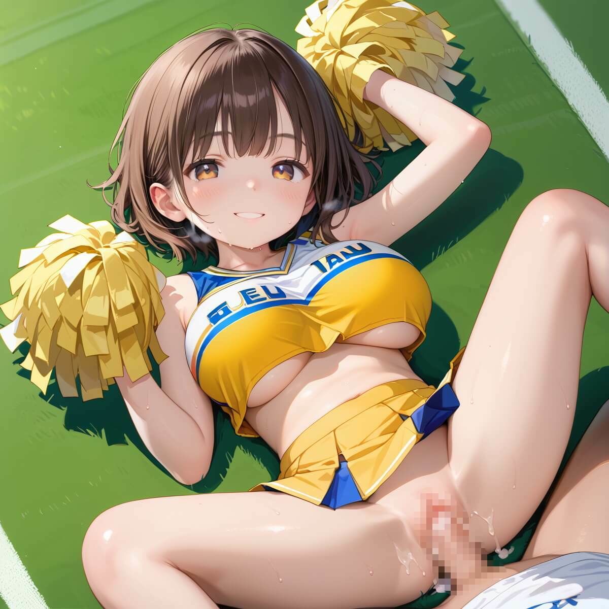 サンプル画像6:抜けないチアはチアじゃない！！12【美麗CG245枚収録】(エメラルドの館) [d_479152]