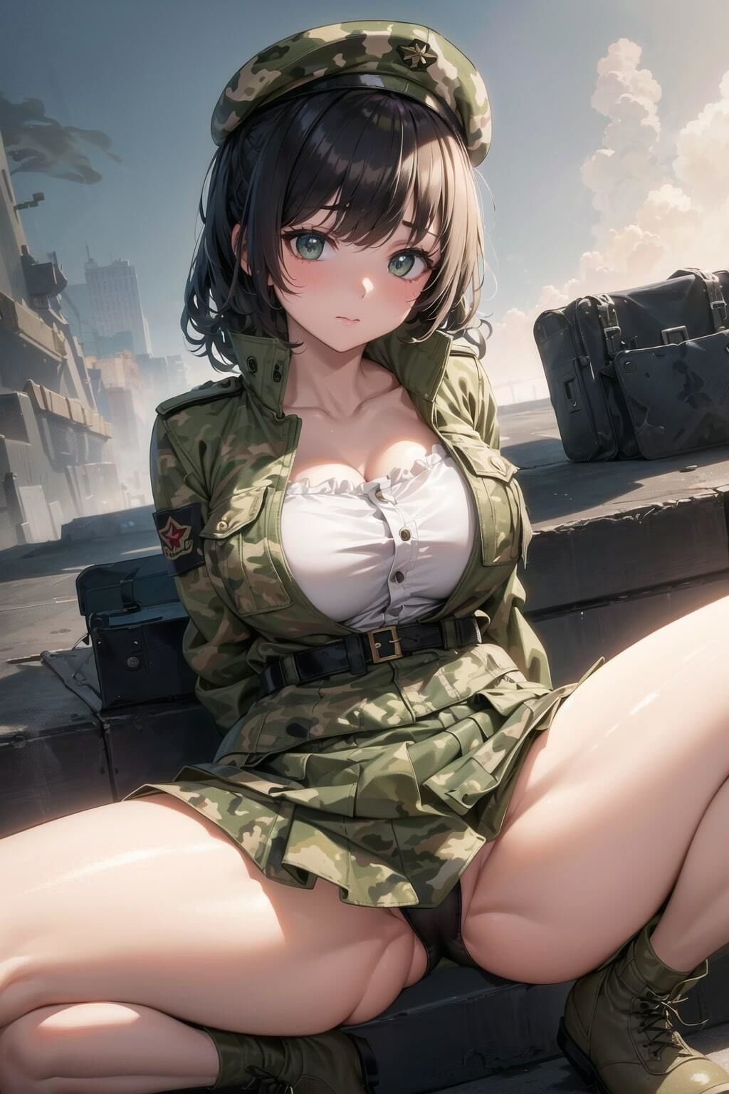 サンプル画像3:戦場で出会ったのは、あなたでした(駆け抜けて性春) [d_479168]