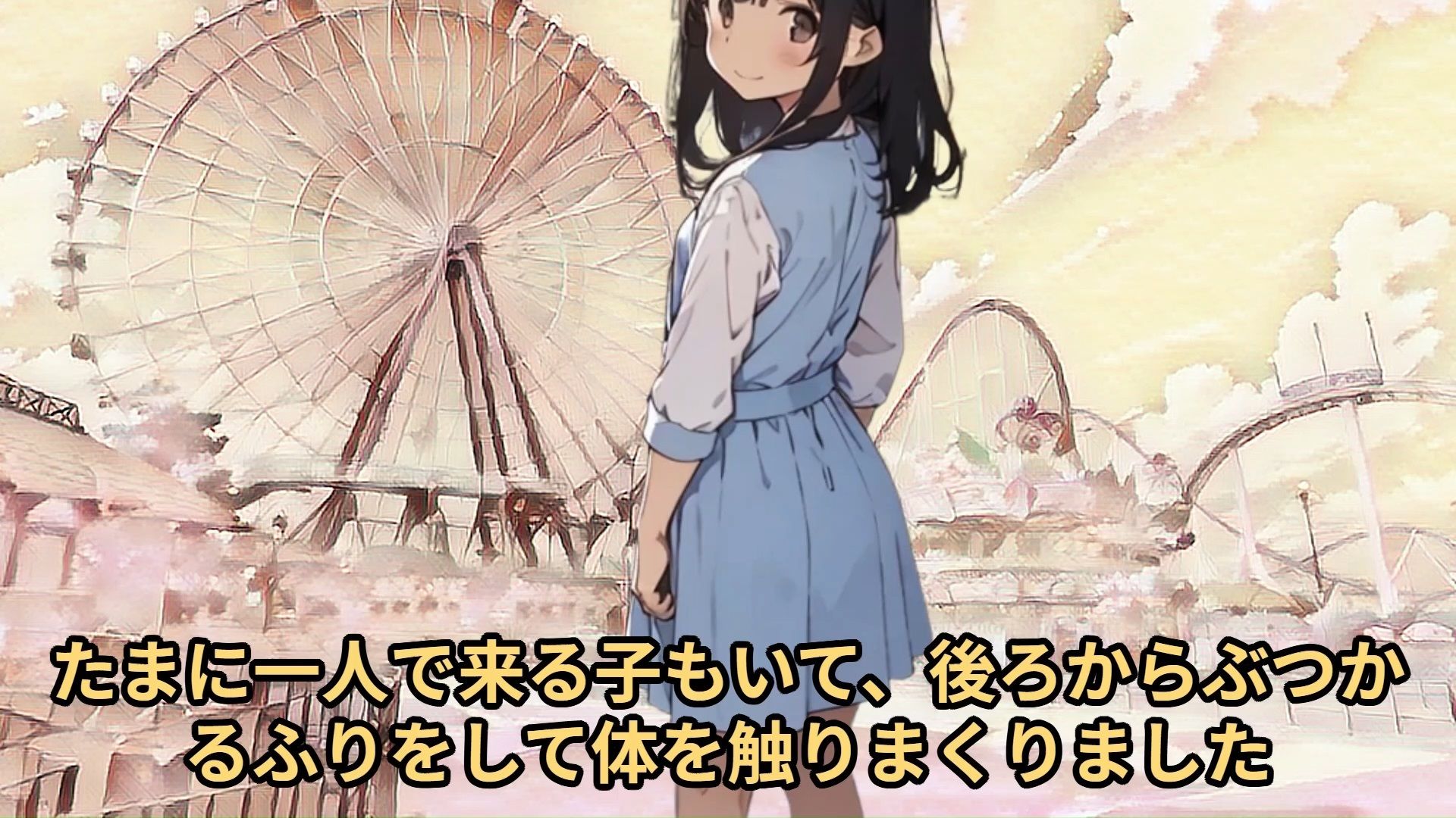 サンプル画像5:【少女痴●体験告白】夢の国に遊びにきた穢れをしらない女子○○○たちに悪戯しまくった話(少女痴●体験告白) [d_479258]