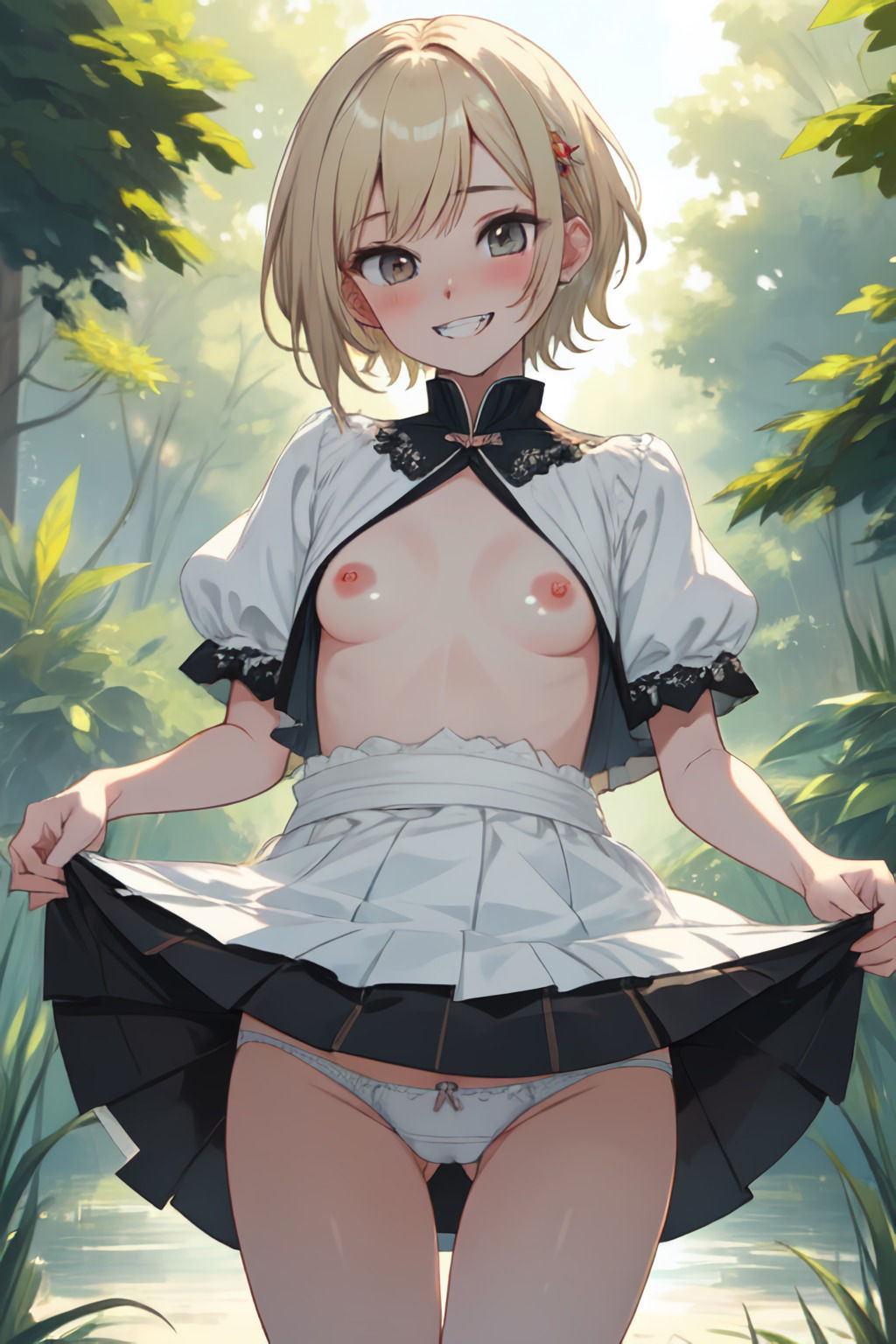 サンプル画像4:生意気！メス○キちゃん AIイラスト集(ネコネコガール) [d_479261]