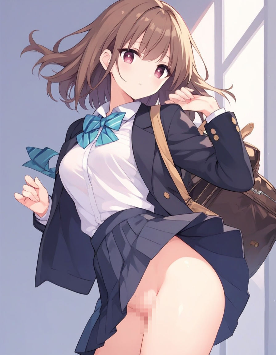 サンプル画像3:現役女子校生が先生と生ハメ(クリまん獣) [d_479287]