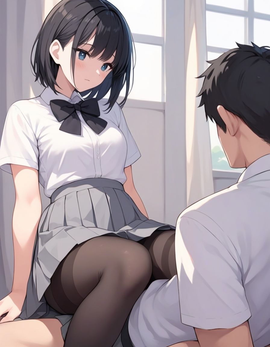 サンプル画像4:現役女子校生が先生と生ハメ(クリまん獣) [d_479287]