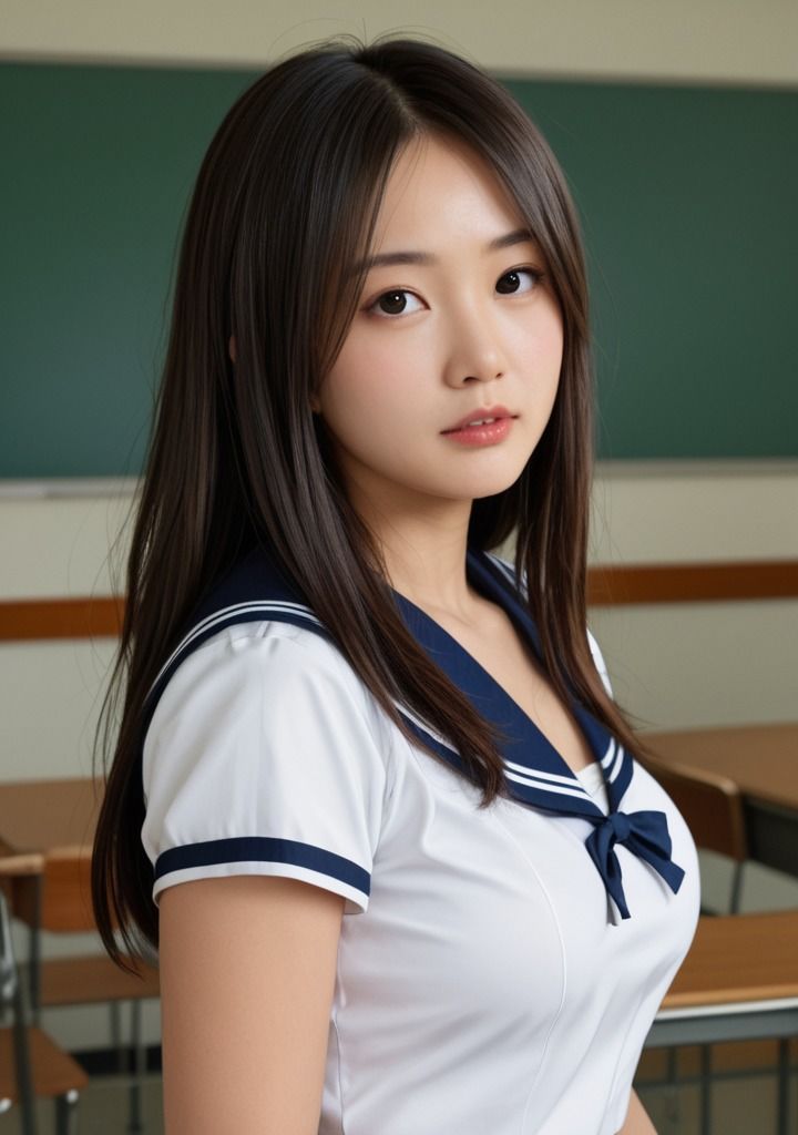 サンプル画像4:セーラー服の巨乳女子校生特集(エンジェルス出版) [d_479326]