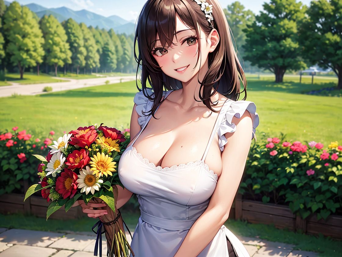 サンプル画像1:お花屋の若妻 近所の旦那たちにNTRされてしまう？(AHグラビア出版) [d_479415]