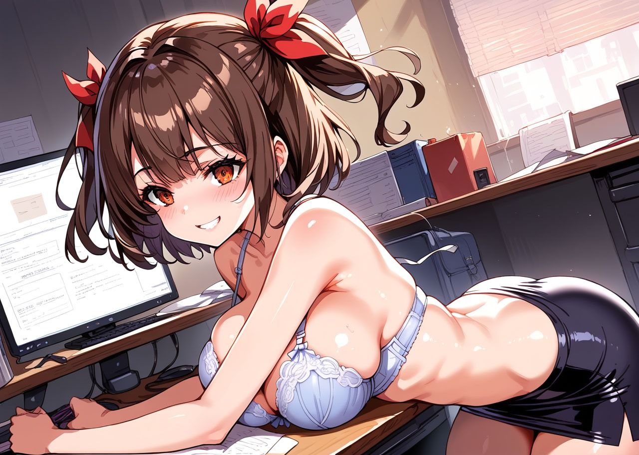 サンプル画像2:爆乳淫乱オフィス(ラーの導き) [d_479434]