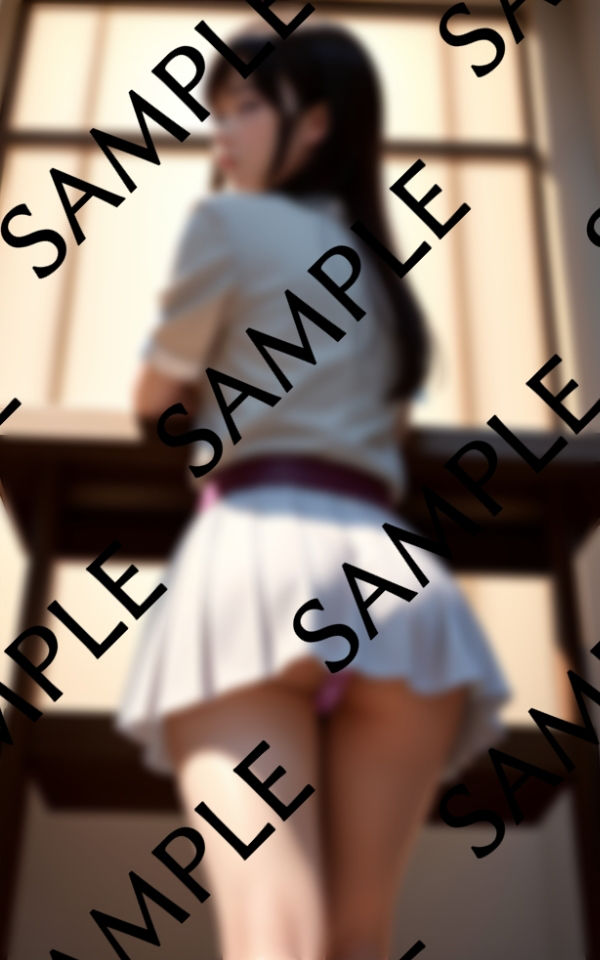 サンプル画像6:妻の家でもミニスカこすでパンツ丸見えで夫婦円満(ぽんぽんの森) [d_479487]