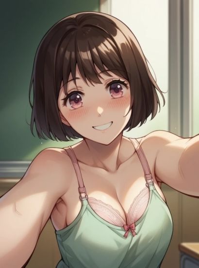 サンプル画像2:恋と呼ぶには気持ち悪いの有馬一花から送られてきた自撮り写真(自撮りサークル  イカスミ工房) [d_479493]