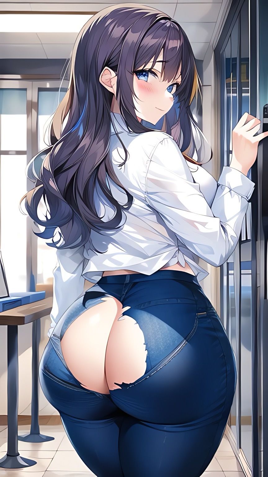 半袖パンツ尻破れ