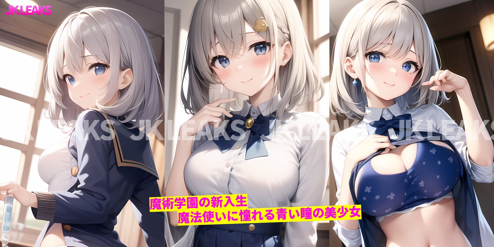 サンプル画像1:JK LEAKS 28 – 新入生魔法拘束姦編 -【おまけアニメ付】(AniyA) [d_479590]