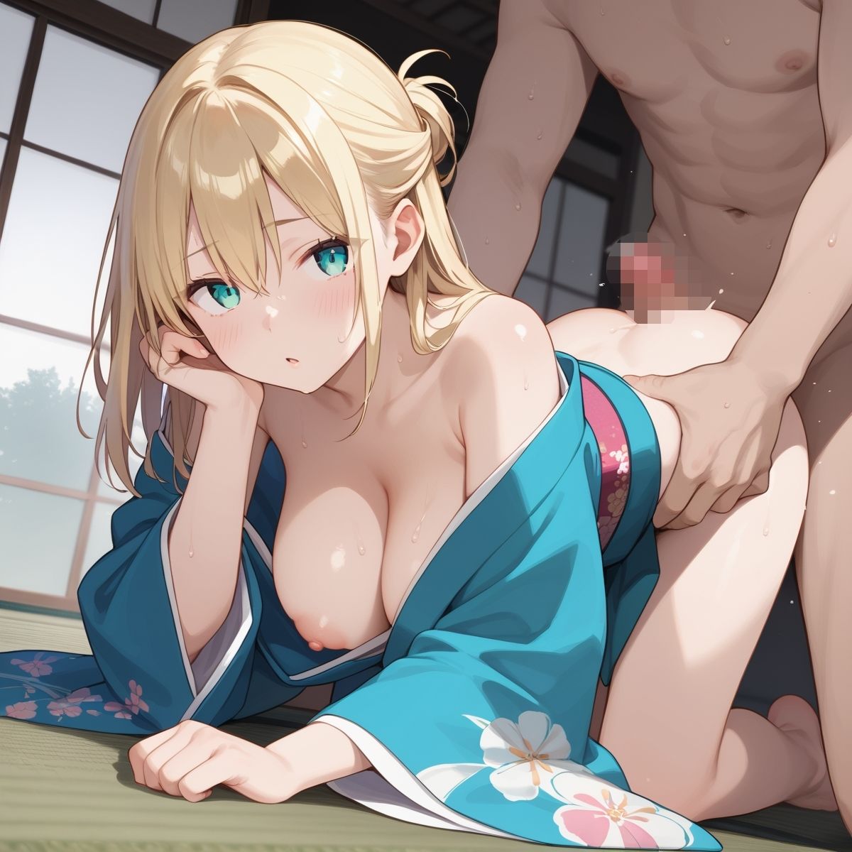 サンプル画像5:誘惑してくる着物美少女。【豪華210枚収録！】Vol.5(しまうまリス) [d_479658]