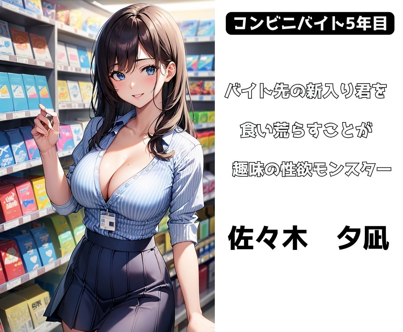 サンプル画像1:コンビニエンス淫乱ストア(電影痴女) [d_479693]