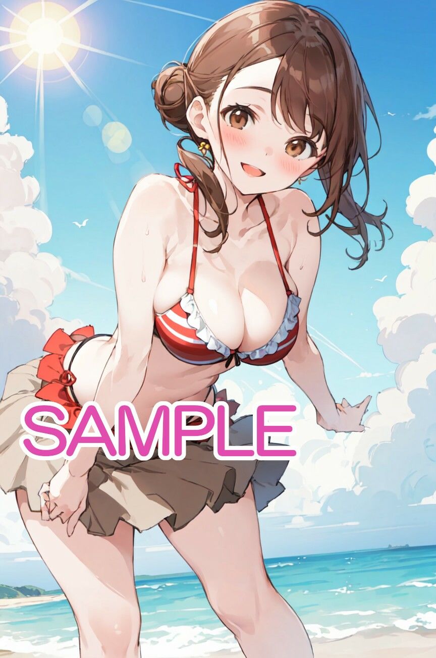 サンプル画像1:脱皮！！！-水着な女の子-(へびの皮) [d_479721]