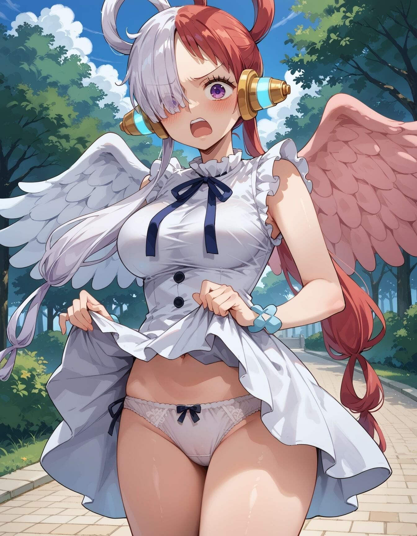 サンプル画像1:【ウ○イラストエロ画像】ワ○ピースに登場する超人気歌姫ちゃんのエッチな画像集(エロココ！) [d_479801]