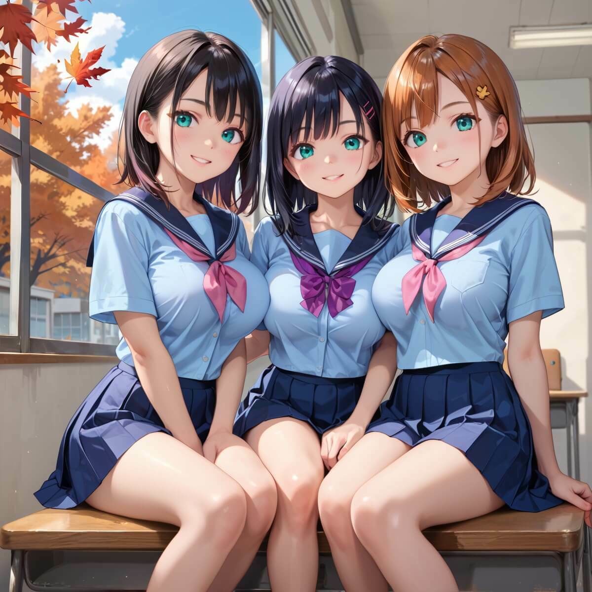 サンプル画像2:先輩好きです！7【一途女子校生の性事情・豪華CG150枚】(イシュタルの星) [d_479885]