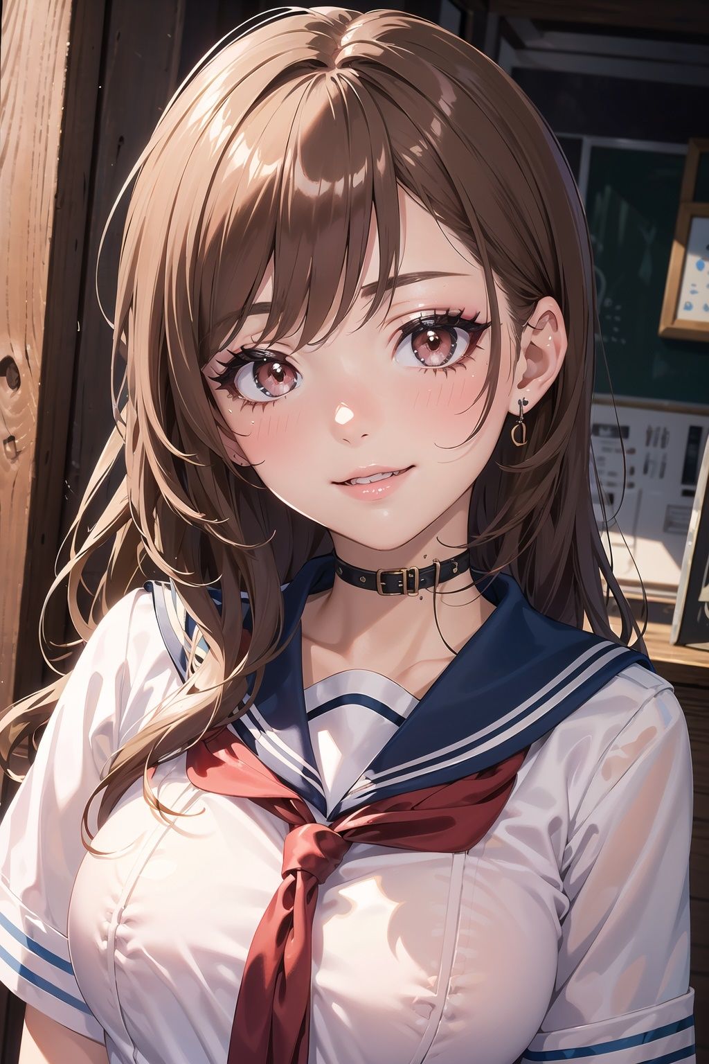 サンプル画像1:僕と女子校生ーギャル系女子のセーラー服(MK書房) [d_479933]