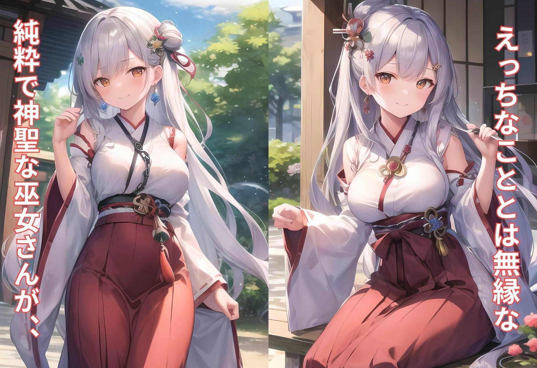 サンプル画像2:神聖な巫女がチン棒に服従した件〜1軍男子に回され願望のある癒し系美少女編〜(転生したら種付け勇者だった件) [d_479935]