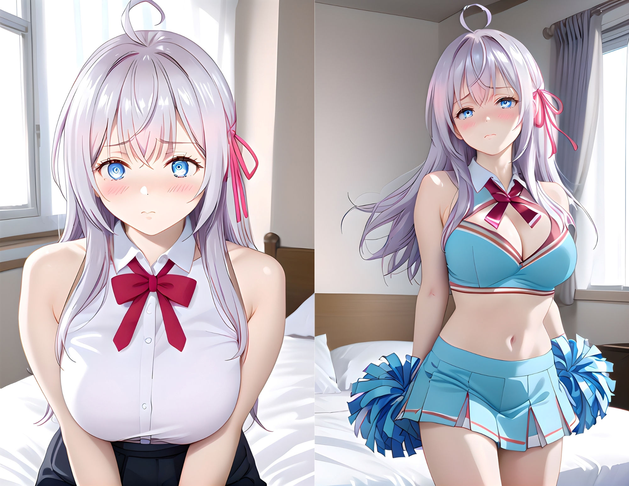 サンプル画像1:アーリャのえっちなコスプレ写真集(ぶるーしゃとー) [d_479944]