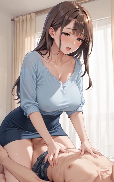 サンプル画像3:巨乳ママの誘惑 禁断の中出し親子セックス(えちまる) [d_480045]