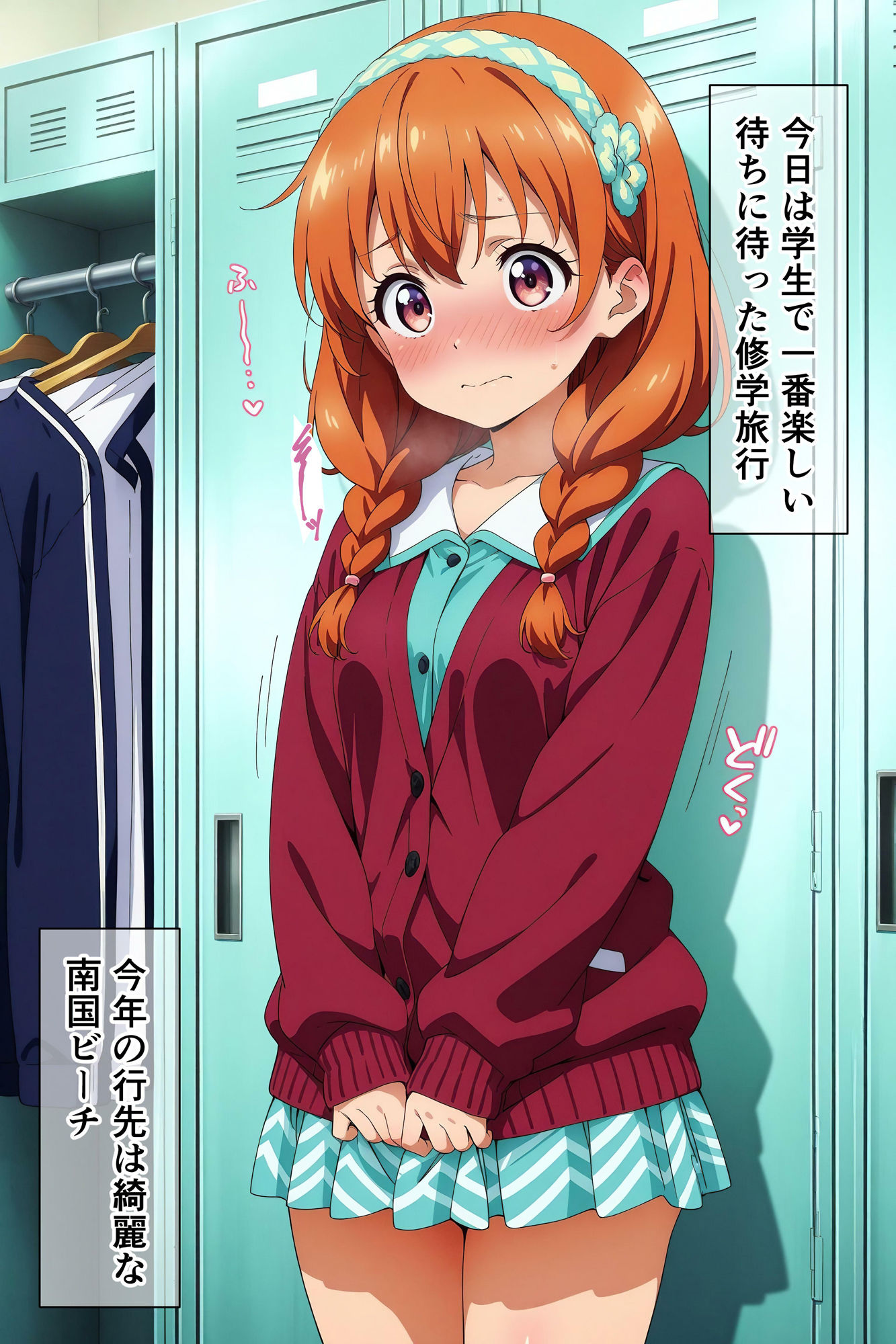 サンプル画像5:更衣室が男女共同のビーチで犯してみました！(スクールパラダイス) [d_480086]