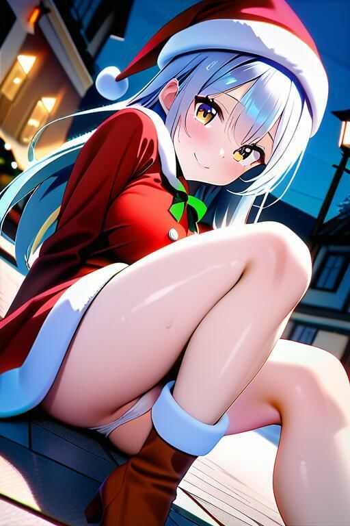 サンプル画像6:コスプレ少女のちょっとエッチな『サンタクロース』(アイドル・マイスター) [d_480092]