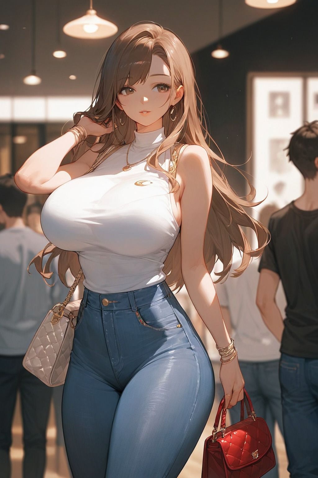 サンプル画像1:デリヘルを呼んだら親友のママが来たので朝まで中出し本気セックスをしてしまった(きょほう) [d_480195]