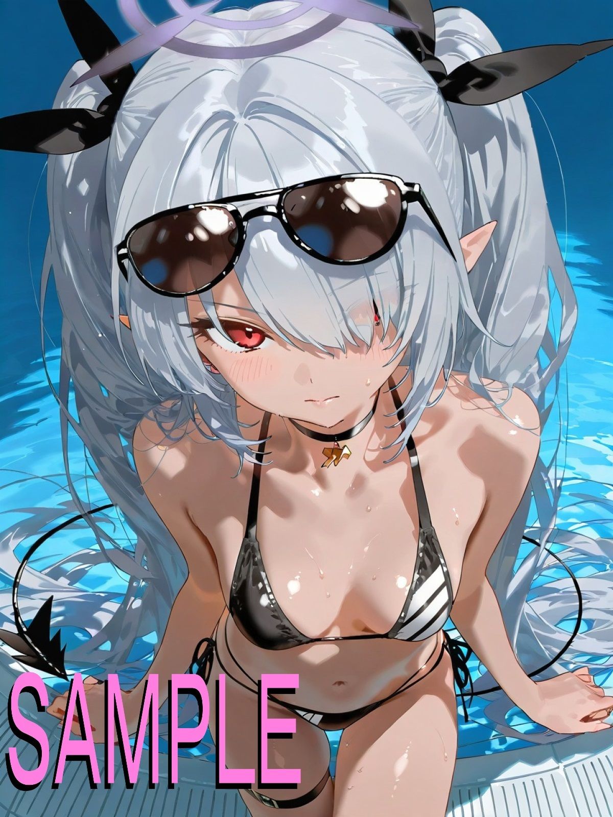 サンプル画像2:エロアーカイブ  イオリ  水着(AI女学園  LOW) [d_480281]