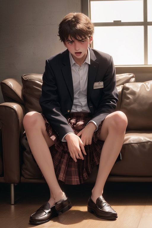 サンプル画像5:女装させられた男たち(真城のソフトハウス) [d_480403]