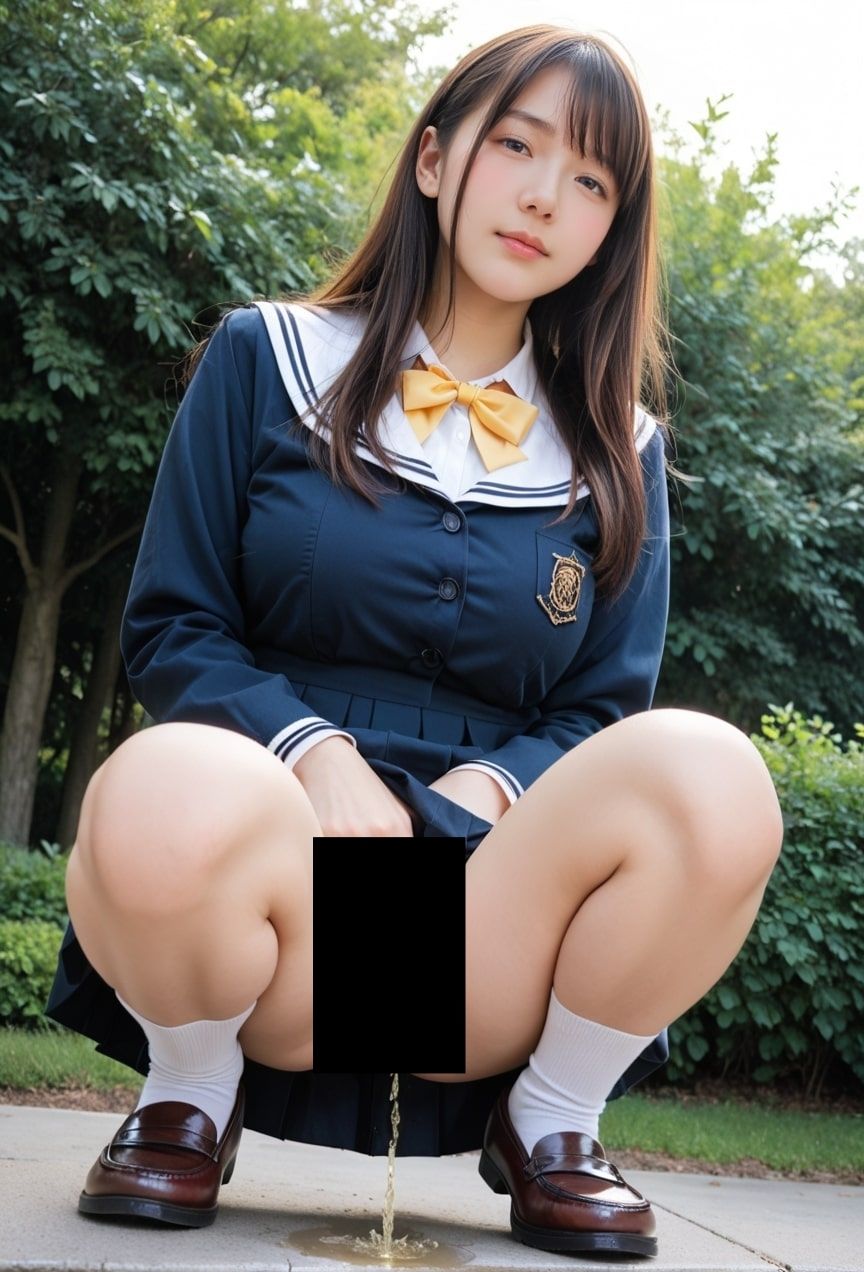 サンプル画像1:放尿少女 秘密の性癖みせてあげる(山と撫でシコシコ) [d_480436]