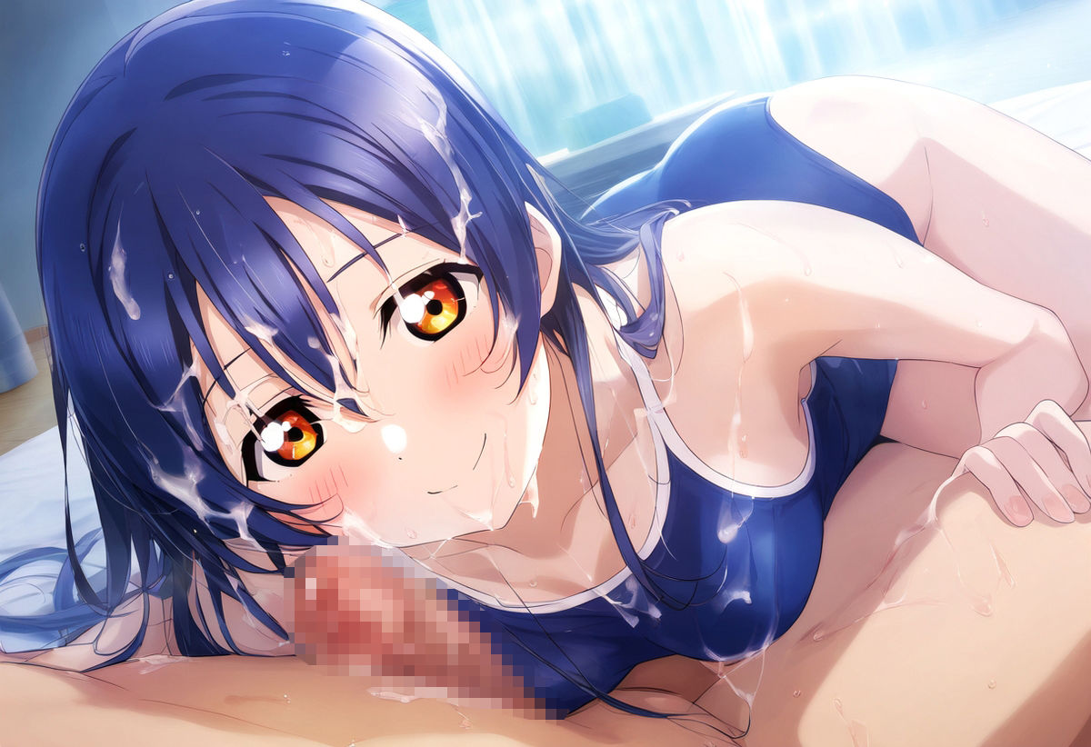 サンプル画像2:園田〇未  スクール水着エッチ(えちちイラスト堂) [d_480452]