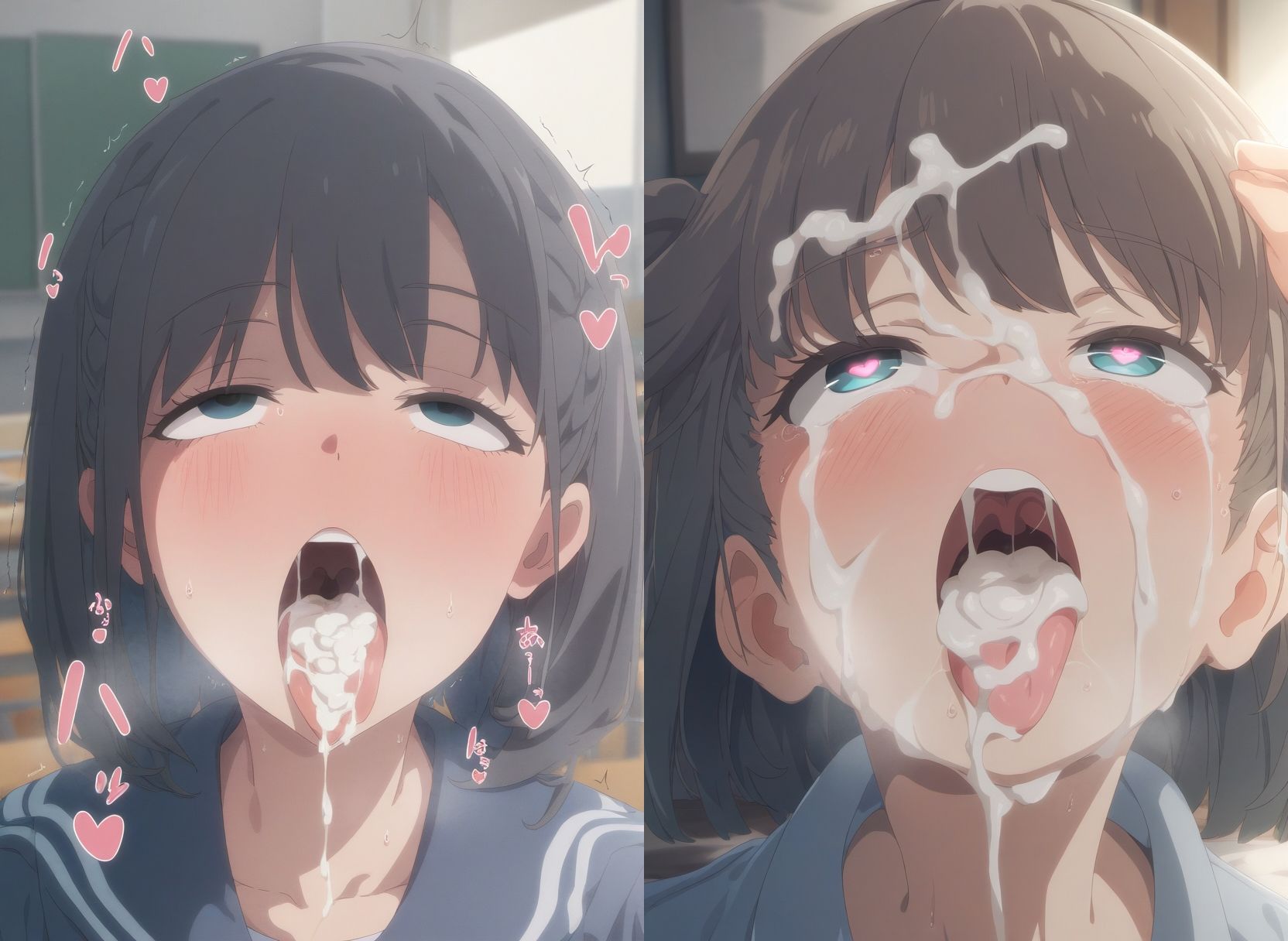 サンプル画像2:ドアップ！！アヘ顔・ぶっかけ・おっぱい(おっくん) [d_480480]