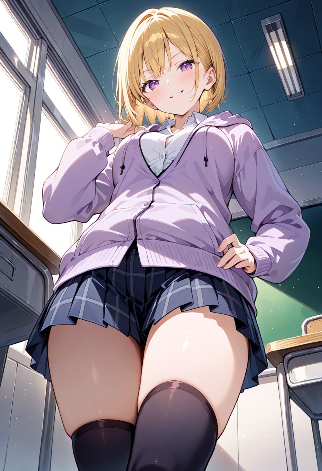 サンプル画像6:クラスのギャルをデカチン中毒にしてハメまくる話(ティーチルーム) [d_480490]