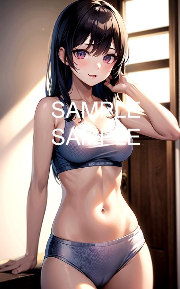 サンプル画像4:【300枚以上】スポブラ美女イラスト集(ラテ) [d_480530]