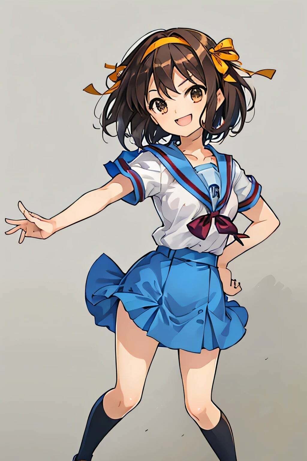 サンプル画像1:涼◯ハルヒの憂鬱を晴らす集団中出し(アニメロン) [d_480641]