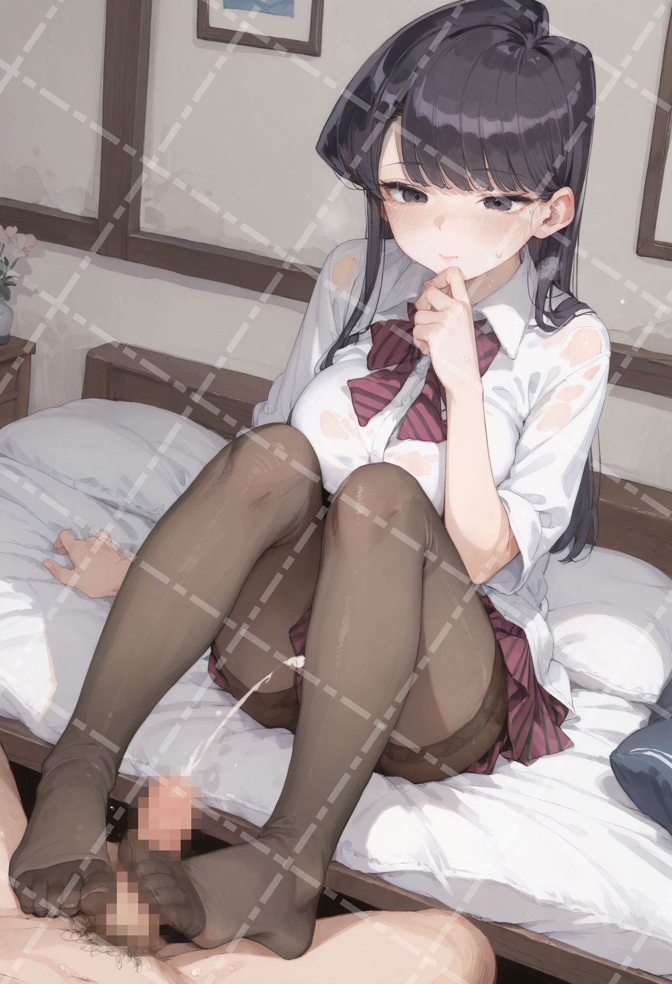 サンプル画像4:【4K】古見〇子HCG集！！(シコティッシュ！) [d_480679]