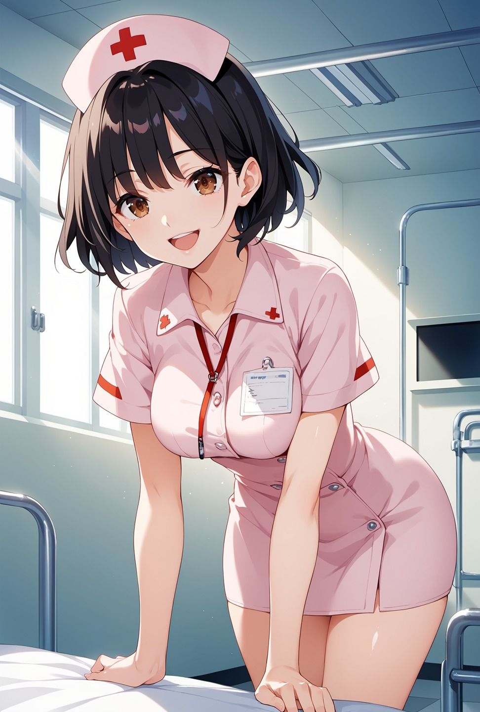 サンプル画像1:美人ナースが仕事のストレスで淫売婦に堕ちる(Re：ライト) [d_480848]