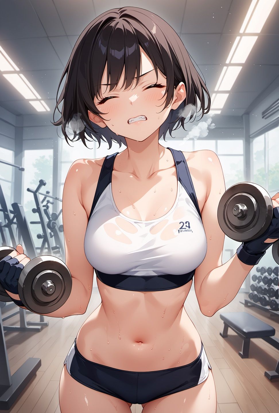 サンプル画像2:スポーツ女子がパーソナルジムで受けた性指導で堕ちる(Re：ライト) [d_480936]