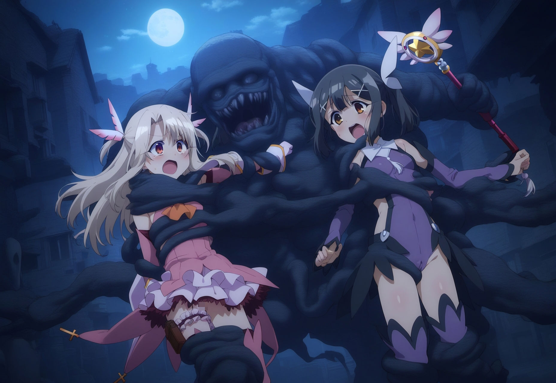 サンプル画像3:イ○ヤ＆美○  モンスターに敗北ゲームオーバー(タカーノ) [d_480993]