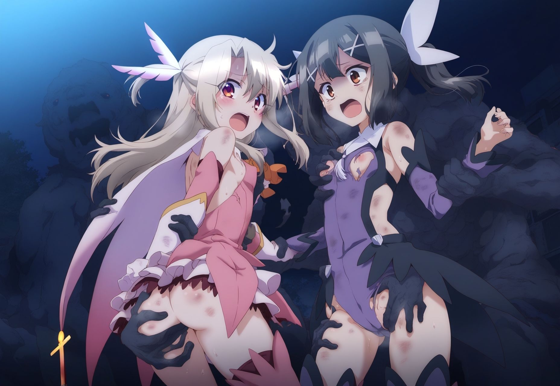 イ○ヤ＆美○  モンスターに敗北ゲームオーバー