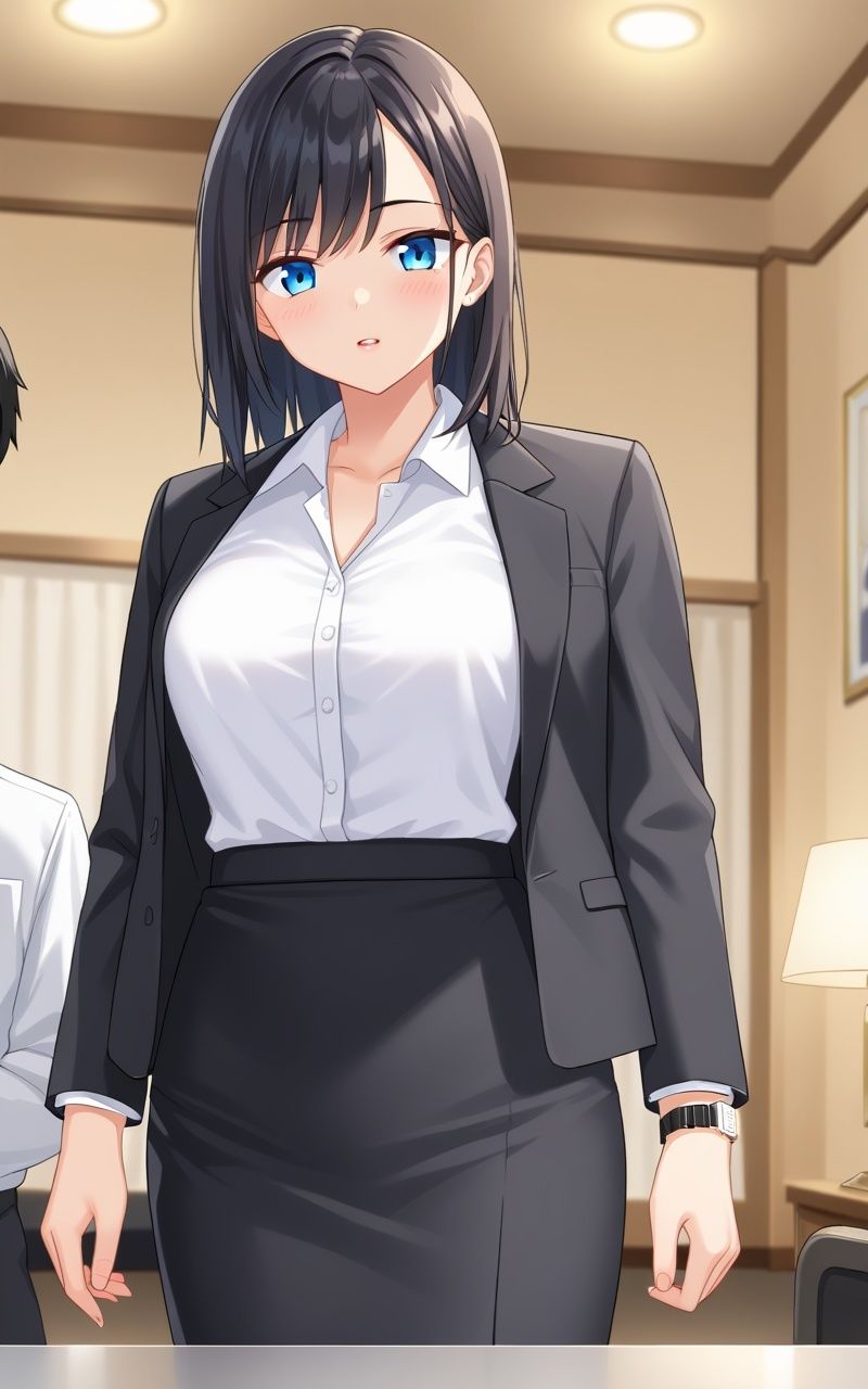 サンプル画像1:就活女子大生、デカチン調教過激面接(官能アートラボ) [d_481199]