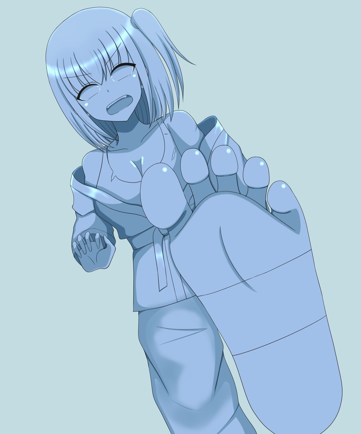 サンプル画像3:柔道少女凍結固め(焼肉ナイト) [d_481289]