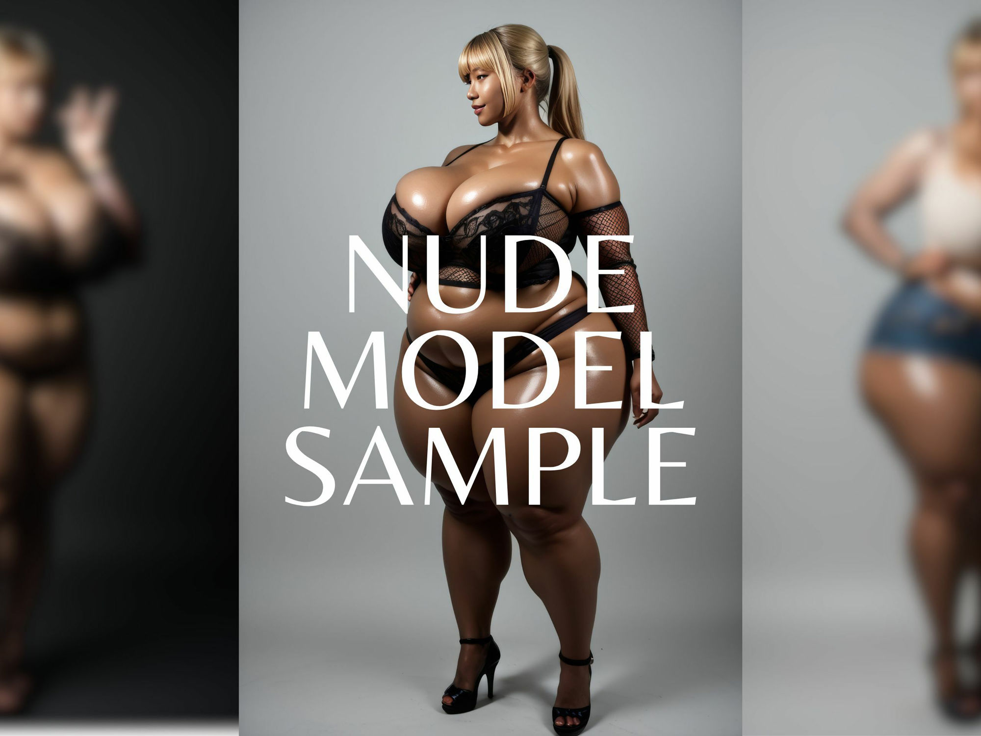 サンプル画像1:NIKUKAN NUDE MODEL_vol12_ギャルお姉ちゃん_クラブ帰り(肉感至上主義) [d_481325]