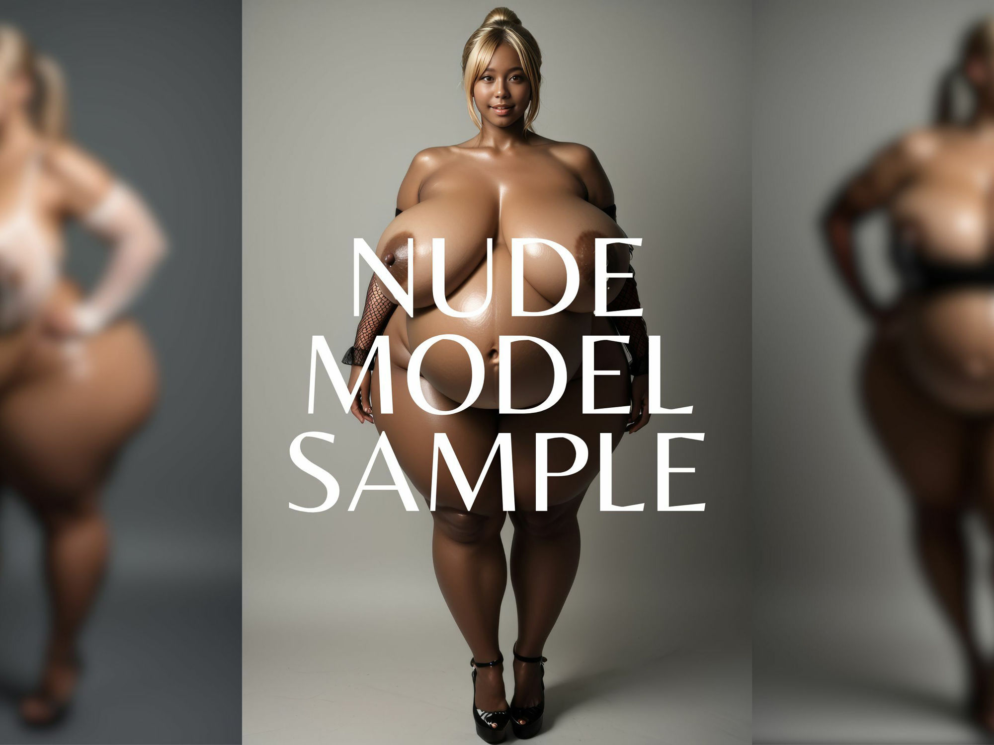 サンプル画像4:NIKUKAN NUDE MODEL_vol12_ギャルお姉ちゃん_クラブ帰り(肉感至上主義) [d_481325]