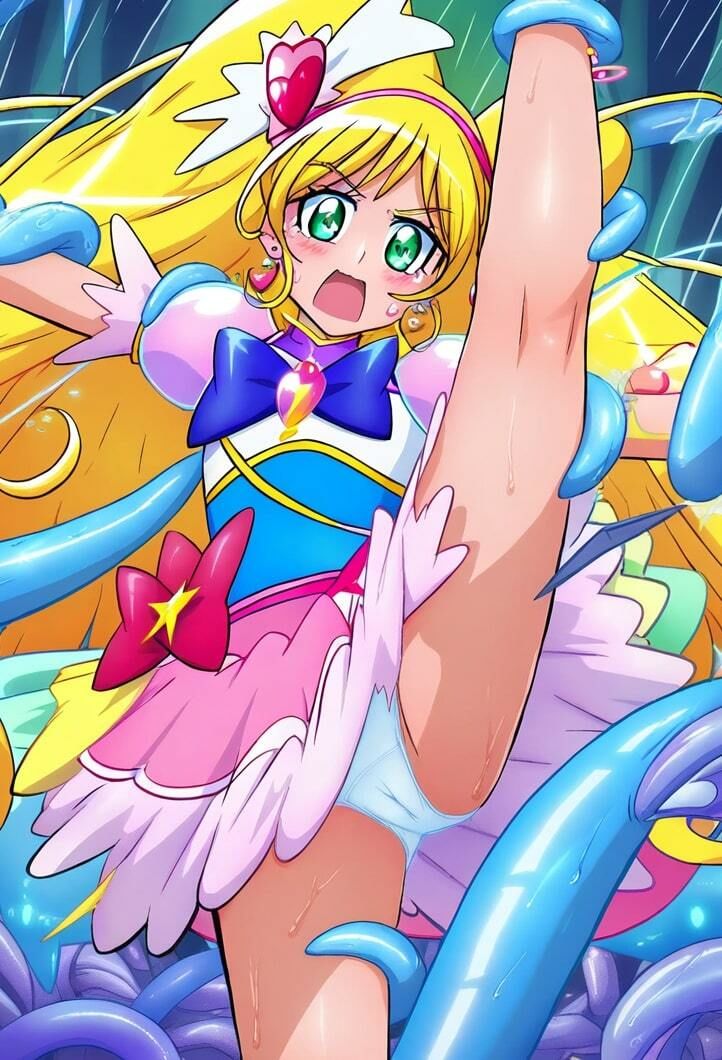 サンプル画像3:キュア〇ラクル vs ぬるぬる触手(Nakki_触手・ヒロピン) [d_481344]