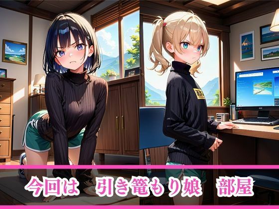 サンプル画像3:嫌がるあの娘を孕ませ放題サブスク〜引き篭もり娘編〜(AI美女home) [d_481349]