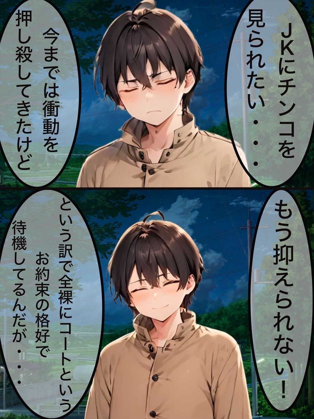 サンプル画像1:JKにチンコ見せ付けてバカにされたい(もっちもちのとりもち) [d_481386]