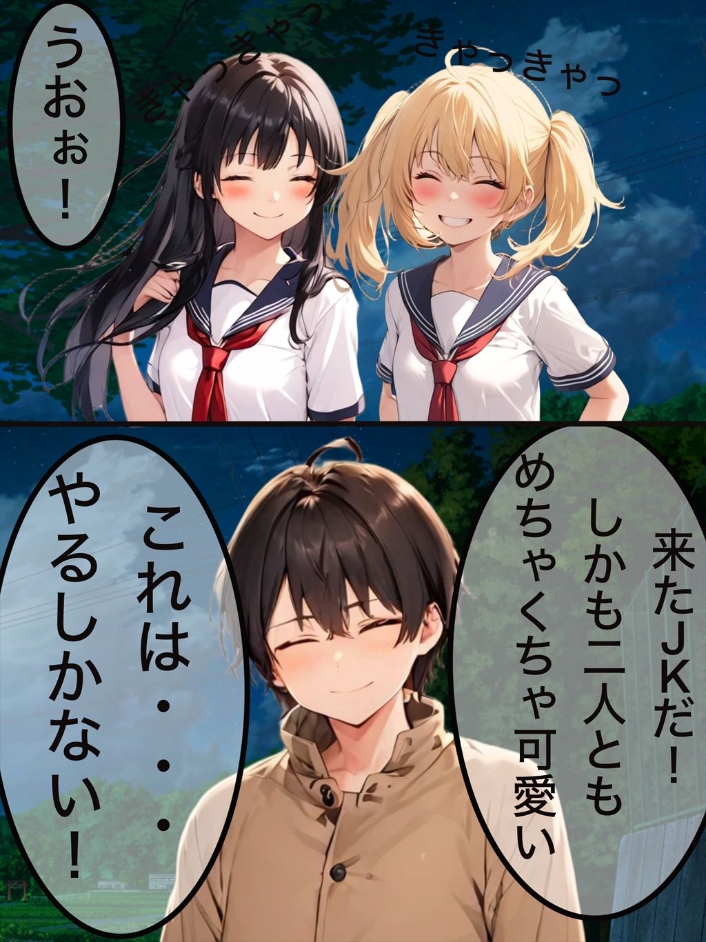 サンプル画像3:JKにチンコ見せ付けてバカにされたい(もっちもちのとりもち) [d_481386]