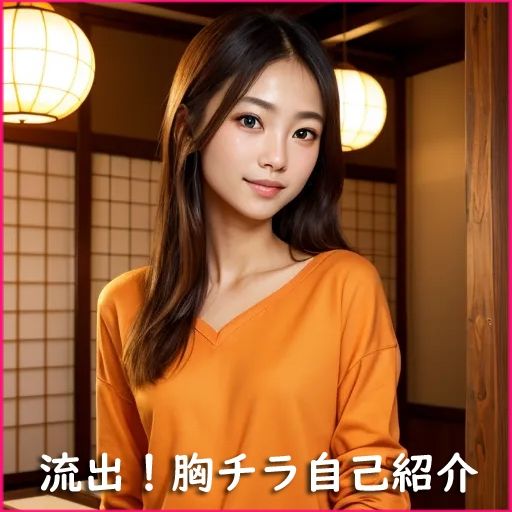 サンプル画像1:流出！胸チラ自己紹介:全4年分！(AI美女専門カメラマンNana絵) [d_481457]