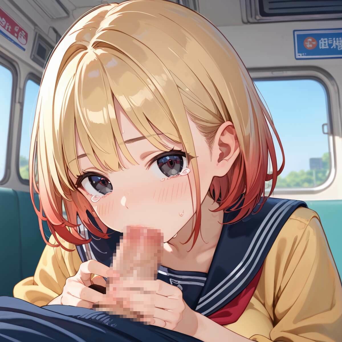 サンプル画像4:痴○電車〜美少女食べ放題車両〜【厳選250枚収録】(ルルのアトリエ) [d_481464]