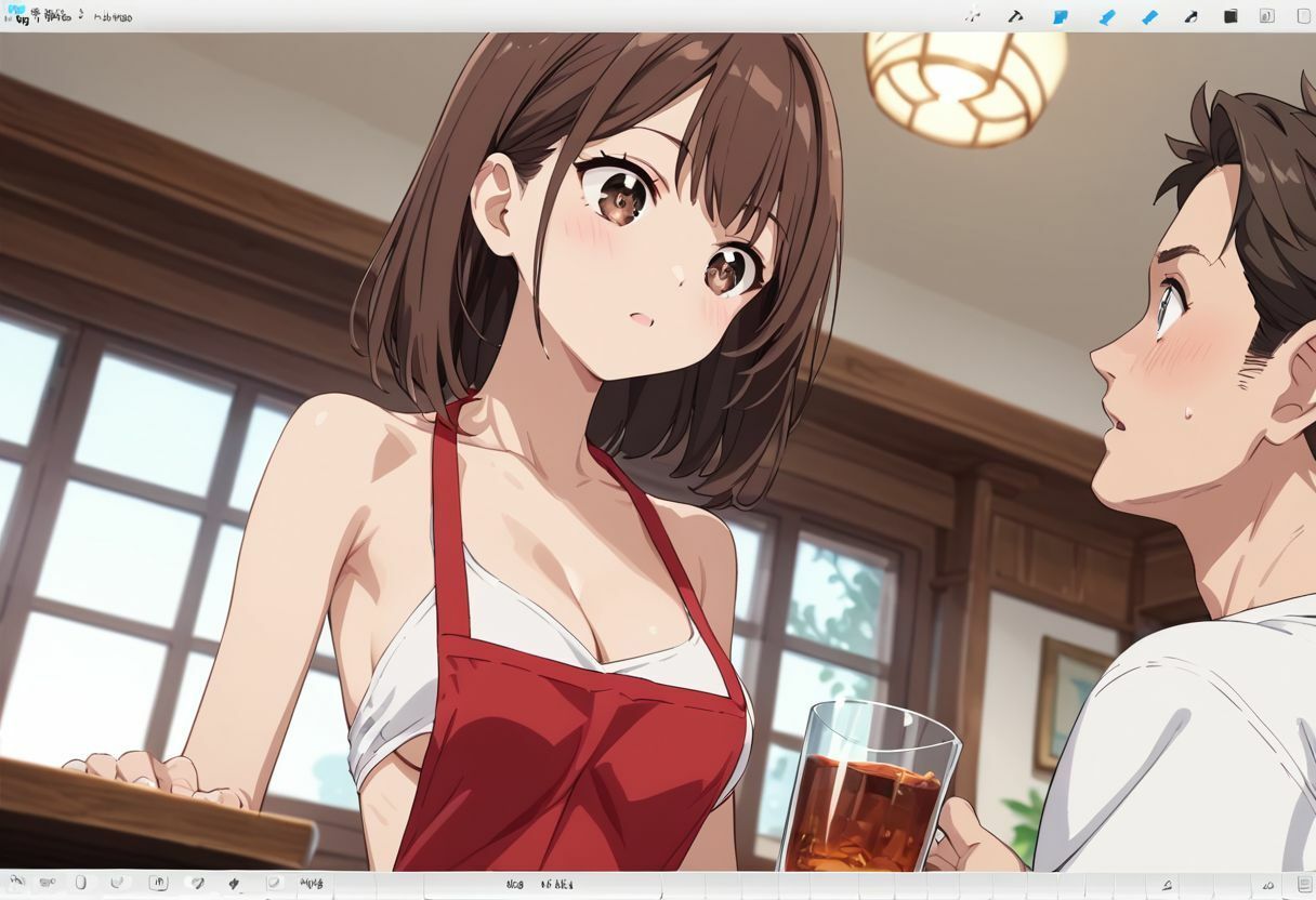 サンプル画像2:夫の借金肩代わり人妻ウエイトレス中出し放題(Akizuki) [d_481532]